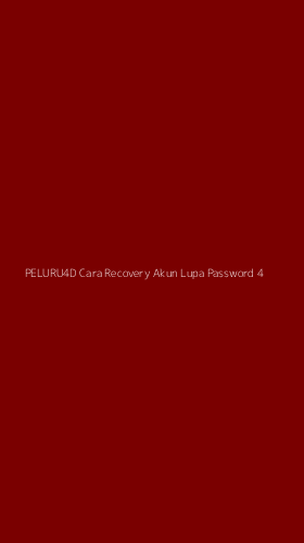 Tampilan Antarmuka Aplikasi Peluru4d Cara Recovery Akun Lupa Password - 4