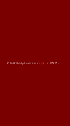 Tampilan Antarmuka Aplikasi Perak99 Aplikasi Kasir Gratis Umkm - 2