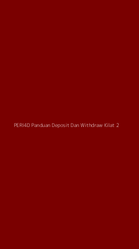 Tampilan Antarmuka Aplikasi Peri4d Panduan Deposit Dan Withdraw Kilat - 2