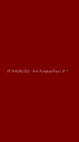 Tampilan Antarmuka Aplikasi PETARUNG303 - Anti Rungkad Pasti JP - 1