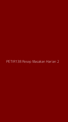 Tampilan Antarmuka Aplikasi Petir138 Resep Masakan Harian - 2