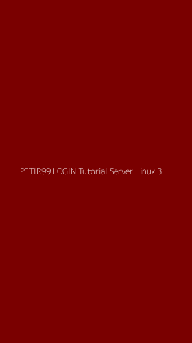 Tampilan Antarmuka Aplikasi Petir99 Login Tutorial Server Linux - 3