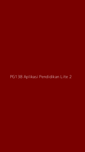 Tampilan Antarmuka Aplikasi Pg138 Aplikasi Pendidikan Lite - 2