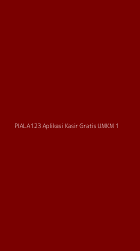 Tampilan Antarmuka Aplikasi Piala123 Aplikasi Kasir Gratis Umkm - 1