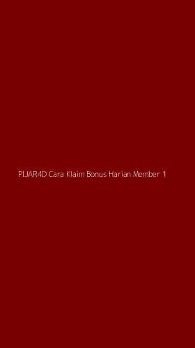 Tampilan Antarmuka Aplikasi Pijar4d Cara Klaim Bonus Harian Member - 1