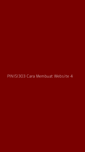 Tampilan Antarmuka Aplikasi Pinisi303 Cara Membuat Website - 4