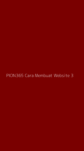 Tampilan Antarmuka Aplikasi Pion365 Cara Membuat Website - 3