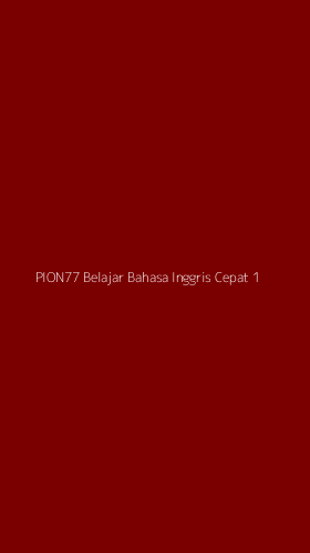Tampilan Antarmuka Aplikasi Pion77 Belajar Bahasa Inggris Cepat - 1