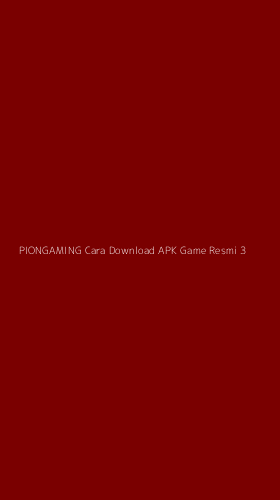 Tampilan Antarmuka Aplikasi Piongaming Cara Download Apk Game Resmi - 3