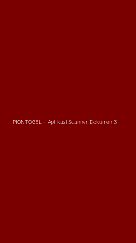 Tampilan Antarmuka Aplikasi PIONTOGEL - Aplikasi Scanner Dokumen - 3