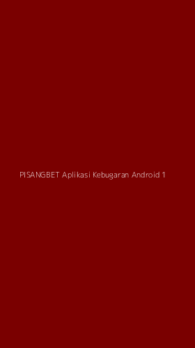 Tampilan Antarmuka Aplikasi Pisangbet Aplikasi Kebugaran Android - 1