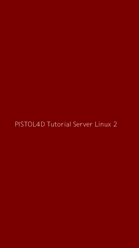 Tampilan Antarmuka Aplikasi Pistol4d Tutorial Server Linux - 2