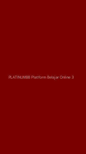 Tampilan Antarmuka Aplikasi Platinum88 Platform Belajar Online - 3