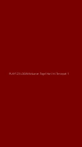 Tampilan Antarmuka Aplikasi Play123 Login Keluaran Togel Hari Ini Tercepat - 1