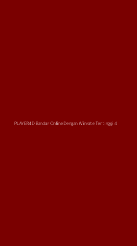 Tampilan Antarmuka Aplikasi Player4d Bandar Online Dengan Winrate Tertinggi - 4
