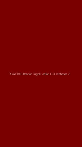 Tampilan Antarmuka Aplikasi Player4d Bandar Togel Hadiah Full Terbesar - 2