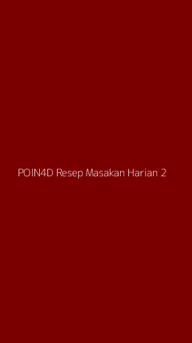 Tampilan Antarmuka Aplikasi Poin4d Resep Masakan Harian - 2