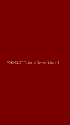 Tampilan Antarmuka Aplikasi Pokaslot Tutorial Server Linux - 3
