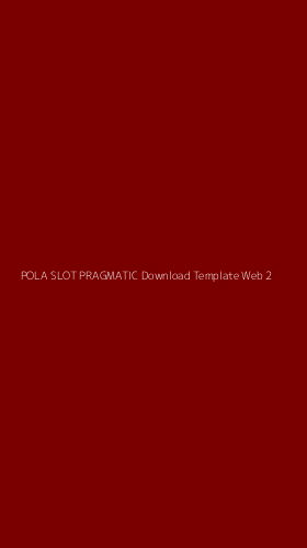 Tampilan Antarmuka Aplikasi Pola Slot Pragmatic Download Template Web - 2