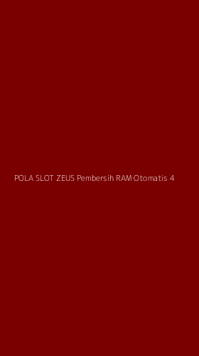 Tampilan Antarmuka Aplikasi Pola Slot Zeus Pembersih Ram Otomatis - 4