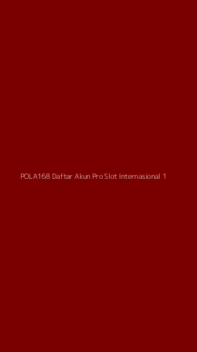 Tampilan Antarmuka Aplikasi Pola168 Daftar Akun Pro Slot Internasional - 1