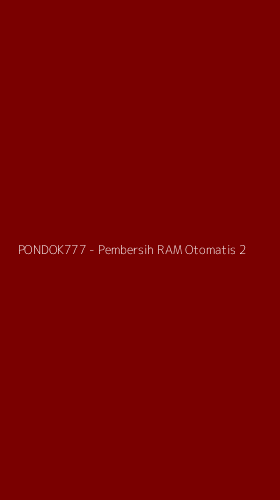 Tampilan Antarmuka Aplikasi PONDOK777 - Pembersih RAM Otomatis - 2