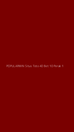 Tampilan Antarmuka Aplikasi Popularwin Situs Toto 4d Bet 10 Perak - 1