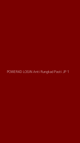 Tampilan Antarmuka Aplikasi Power4d Login Anti Rungkad Pasti Jp - 1
