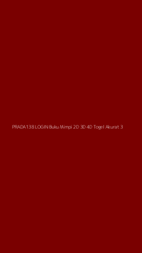 Tampilan Antarmuka Aplikasi Prada138 Login Buku Mimpi 2d 3d 4d Togel Akurat - 3