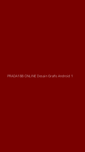 Tampilan Antarmuka Aplikasi Prada188 Online Desain Grafis Android - 1