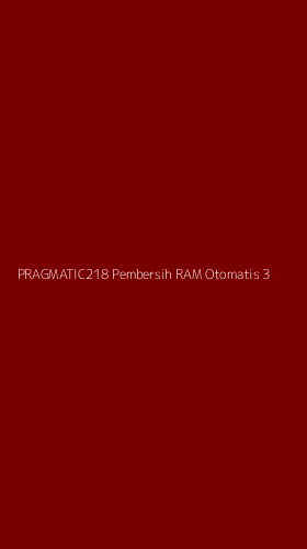 Tampilan Antarmuka Aplikasi Pragmatic218 Pembersih Ram Otomatis - 3