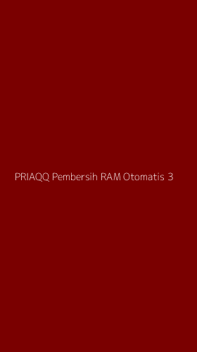 Tampilan Antarmuka Aplikasi Priaqq Pembersih Ram Otomatis - 3