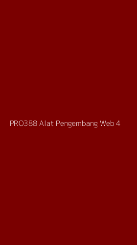 Tampilan Antarmuka Aplikasi Pro388 Alat Pengembang Web - 4