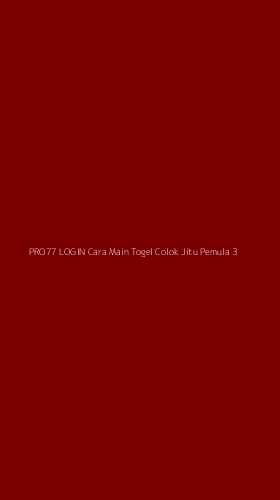 Tampilan Antarmuka Aplikasi Pro77 Login Cara Main Togel Colok Jitu Pemula - 3
