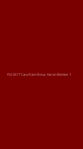 Tampilan Antarmuka Aplikasi Pulsa77 Cara Klaim Bonus Harian Member - 1