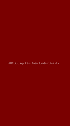 Tampilan Antarmuka Aplikasi Puri888 Aplikasi Kasir Gratis Umkm - 2