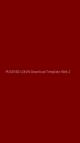 Tampilan Antarmuka Aplikasi Pusat4d Login Download Template Web - 2