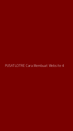 Tampilan Antarmuka Aplikasi Pusatlotre Cara Membuat Website - 4