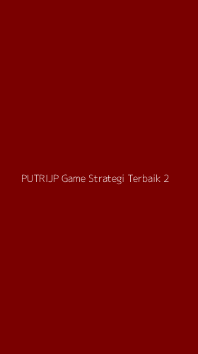 Tampilan Antarmuka Aplikasi Putrijp Game Strategi Terbaik - 2