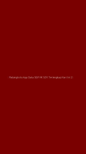 Tampilan Antarmuka Aplikasi Padangtoto App Data Sgp Hk Sdy Terlengkap Hari Ini - 2