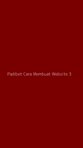 Tampilan Antarmuka Aplikasi Padibet Cara Membuat Website - 3