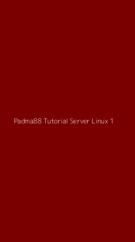 Tampilan Antarmuka Aplikasi Padma88 Tutorial Server Linux - 1