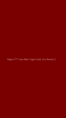 Tampilan Antarmuka Aplikasi Pagcor777 Cara Main Togel Colok Jitu Pemula - 2