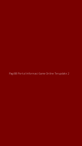 Tampilan Antarmuka Aplikasi Pagi88 Portal Informasi Game Online Terupdate - 2