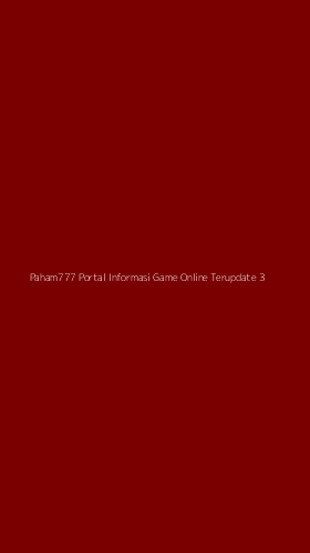 Tampilan Antarmuka Aplikasi Paham777 Portal Informasi Game Online Terupdate - 3