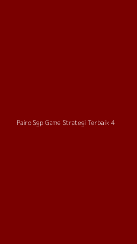 Tampilan Antarmuka Aplikasi Pairo Sgp Game Strategi Terbaik - 4