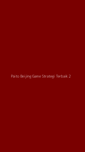 Tampilan Antarmuka Aplikasi Paito Beijing Game Strategi Terbaik - 2