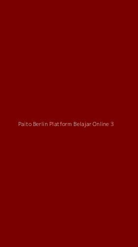 Tampilan Antarmuka Aplikasi Paito Berlin Platform Belajar Online - 3