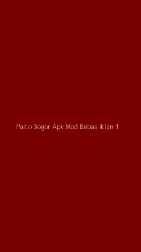 Tampilan Antarmuka Aplikasi Paito Bogor Apk Mod Bebas Iklan - 1