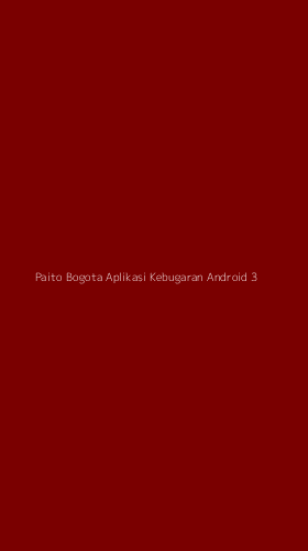 Tampilan Antarmuka Aplikasi Paito Bogota Aplikasi Kebugaran Android - 3